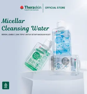 Theraskin BPOM Micellar Cleansing Water 100ml - Membersihkan Make Up, Kotoran dan Minyak Sesuai Kebutuhan Kulitmu