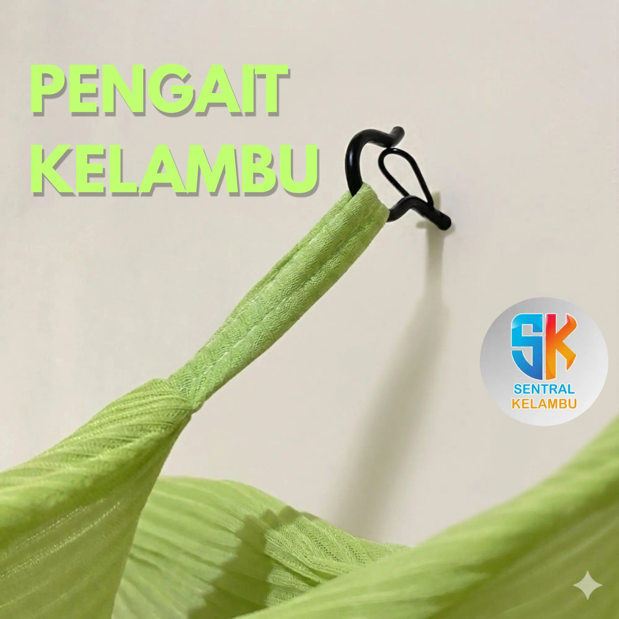 Pengait Kelambu Premium / Alat Bantu Mengaitkan Kelambu