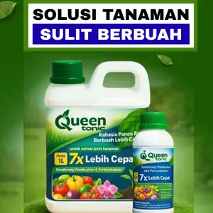 Queen Tonic Pembuahan Tanaman  500ML- Formula Lengkap Makro & Mikro untuk Pertumbuhan Supercepat & Hasil Panen Luar Biasa