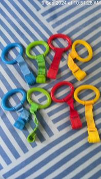Product Review of 4pcs Baby Crib Pull Rings Walking Training Baby Stand up Ring Security Protection Ergonomic Baby Cot Rings for Play Gym from M**n 0