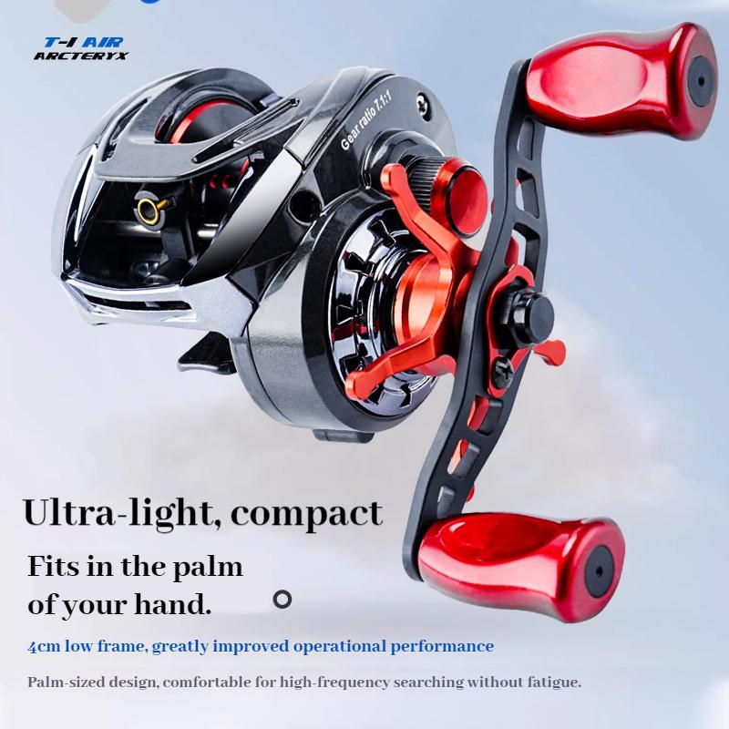 Cuộn Câu Đúc Mồi Carbon Mới Năm 2024 Thân Carbon Nhẹ Toàn Bộ Máy Khoảng 173 Gram Tỷ Lệ Tốc Độ 7.1: 1 Vòng Bi 6 + 1BB Lực Ngăn Chặn 8Kg Chuyên Dụng Để Câu Cá