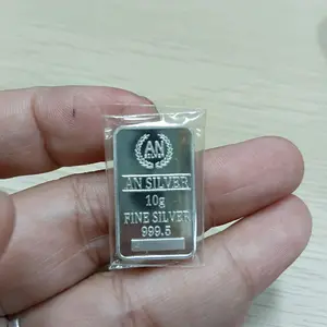 Perak batangan 10 gr murni 999