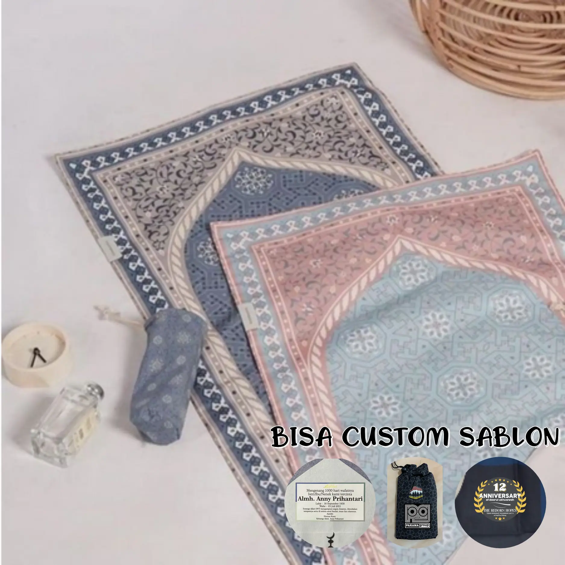 Sajadah travel Souvenir sajadah souvenir pernikahan souvenir haji dan umroh sajadah jumbo
