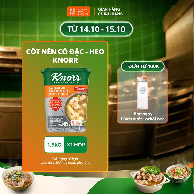 Cốt Nền Cô Đặc Heo Knorr Professional 1.5kg - Chuyên Dùng Cho Nấu Ăn