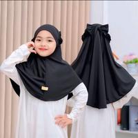 Gambar KERUDUNG ANAK INSTAN RICIS | HIJAB KIDS 1-12 Tahun Jersey Premium Muslim Syari Lembut Nyaman - HITAM, S (1-6) Tahun dari VIQAST PRODUCTION Kab. Bandung 5 Tokopedia
