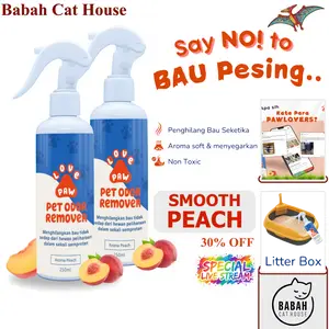 LIVE LOVE PAW PENGHILANG BAU PESING 250ML pet odor remover kucing anjing hewan peliharaan semprotan pengharum kandang