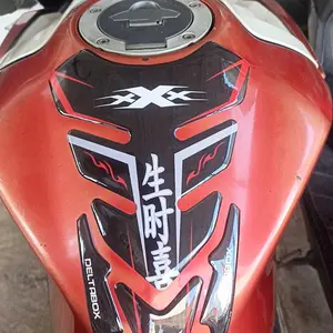 GT MODEL 2 / STIKER TANKPAD / STIKER TIMBUL / STIKER EMBLEM TENGKI MOTOR UNIVERSAL / TENGKI VIXION / CBR / NINJA / BYSON / MEGA PRO Motorcycle