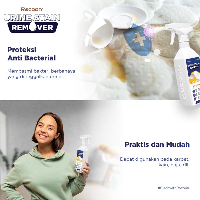 Racoon Urine Stain Remover / Pembersih Noda Pipis Hewan Peliharaan pe wangi kucing dan Anjing 3