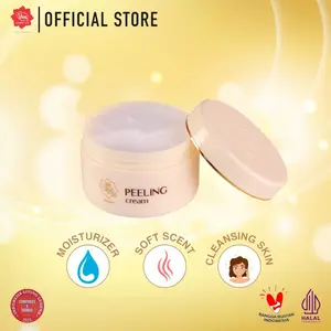 Perawatan Wajah dengan Peeling Cream Viva Queen (22 g)