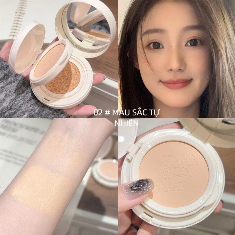 Phấn nền/phấn phủ dạng cushion 2 trong 1 ,+1 bông phấn, che khuyết điểm, kiềm…