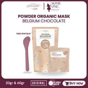 [TERMURAH] PINKROULETTE CHOCOLATE BELGIUM Wash Off Mask 20gr & 60gr - Memudarkan bekas jerawat ORIGINAL BPOM