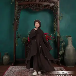 GAMIS PEREMPUAN 2026 NAZILA ABAYA ANAK REMAJA TANGGUNG CERUTY BABYDOLL MIX PAYET gamis muslim anak perempuan Syari