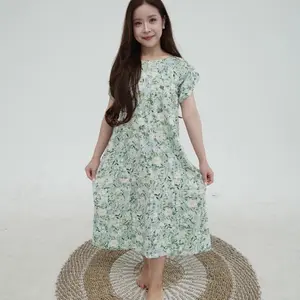 Daster Blossom - Model Dress Terbaru dengan Motif Bunga Elegan dan Nyaman untuk Dipakai Sehari-hari