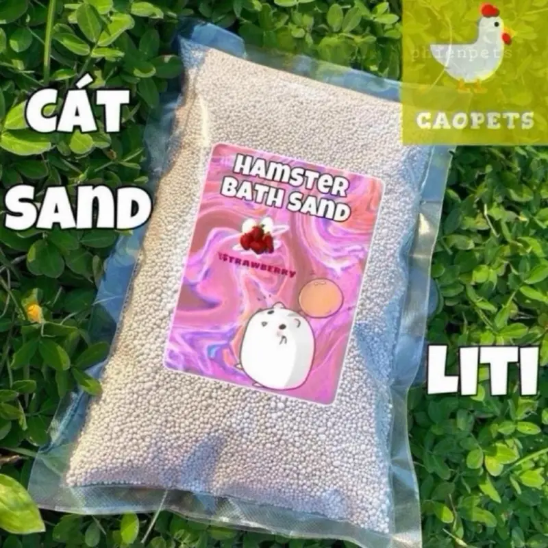Cát sand thơm lót chuồng hamster 1kg