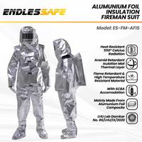 Gambar Baju Safety Pemadam Api – Aluminium Suit Fire Resistant 550°C - XL dari gudangsafetycom Kota Administrasi Jakarta Barat 1 Tokopedia
