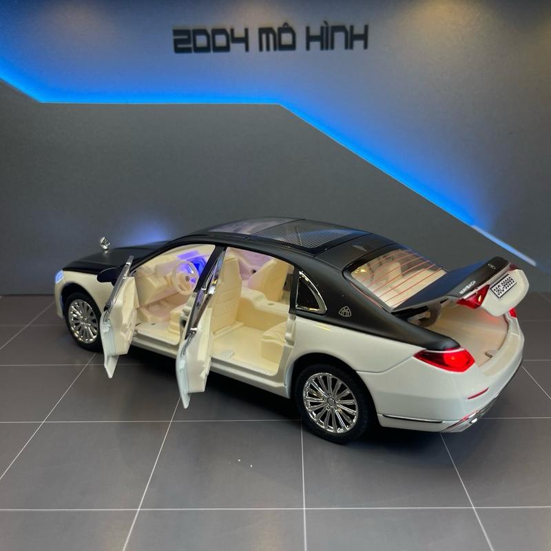 Mô hình xe Mây Bách S680 tỷ lệ 1:24 bằng kim loại Tặng biển số Vip 4