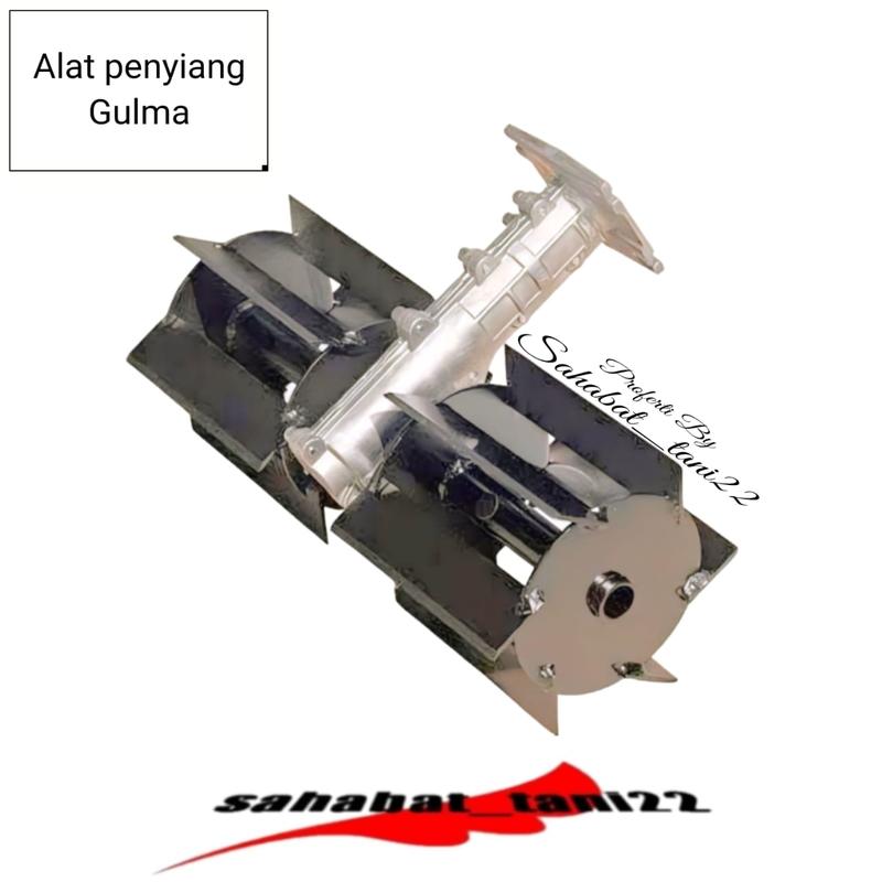 Alat penggembur tanah mini tiller wedder head mesin potong rumput tebeng padi alat penyiang gulma 2