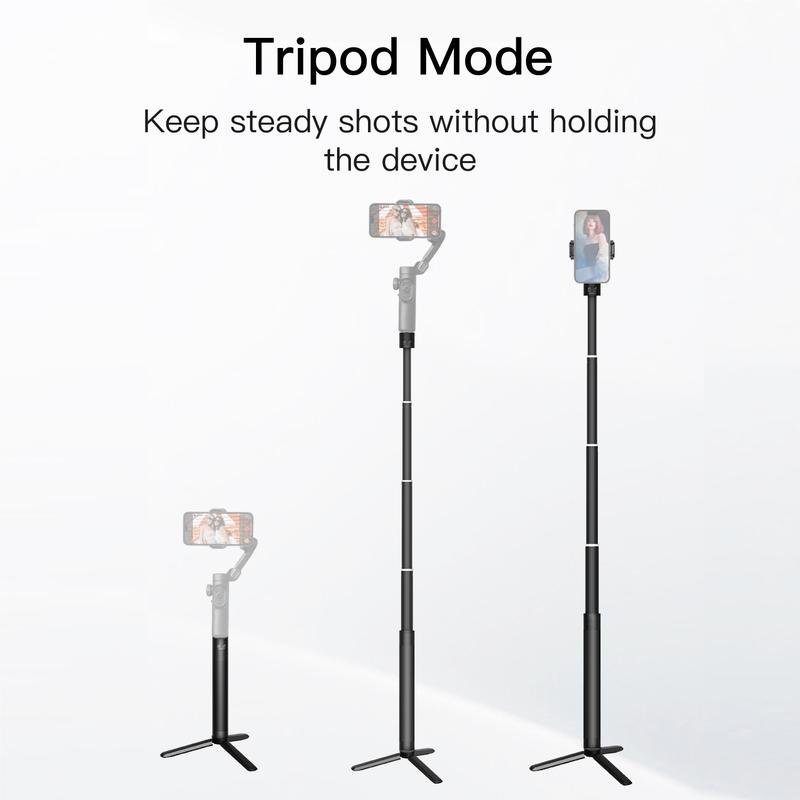 AOCHUAN Gimbal Extension Rod, 29" Extension Pole for DSLR Cameras, Adjustable Selfie Stick with 1/4 Screw Interface, Compatible with a Range of Handheld Gimbal and Other Universal Interface Devices 5