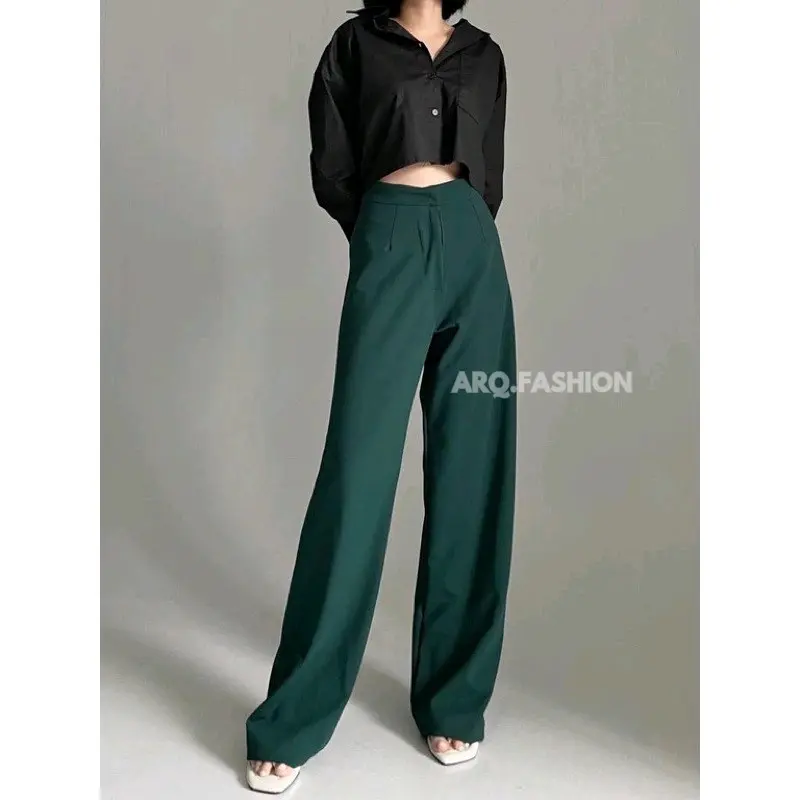 Loose Pants Scuba Wanita - Celana Anti Kusut - Celana Kulot Wanita - Kulot Scuba Premium - Celana Kantor Formal 0