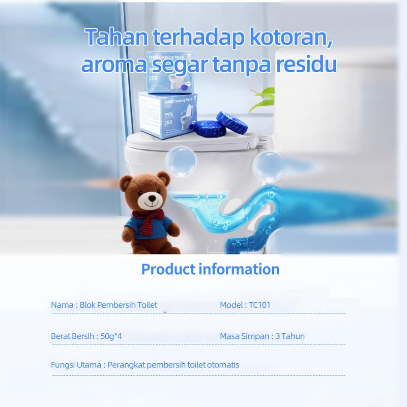[KOL] Menjual dengan kerugian Zolele TC101 Tablet Biru Pembersih Kloset FRESH FLUSH Penyegar Dan Pewangi Wc Kloset