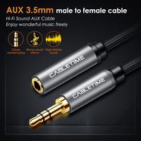 Gambar CABLETIME Kabel AUX Extension 3.5mm Male to Female Perpanjangan Audio Stereo Premium - 0.3M dari CABLETIME Jakarta Kota Administrasi Jakarta Barat 3 Tokopedia