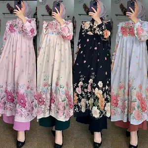 Setalan Fania Long Tunik Rayon Diamond Celana Kringkel Premium Busui Friendly Bisa Cod By_Nuri Setelan Wanita Kulot Panjang Muslim