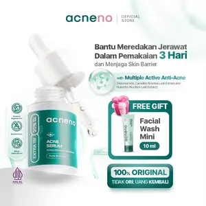 [BELI 1 GRATIS 1] ACNENO - Acne Serum 12ml | Membantu Meredakan dan Mengatasi Jerawat | FREE Facial Wash