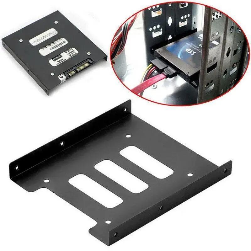 2.5 Để 3.5 Inch Chống Gỉ Kim Loại Ổ Đĩa Cứng Gắn Khung SSD HDD Adapter Chủ Cho…