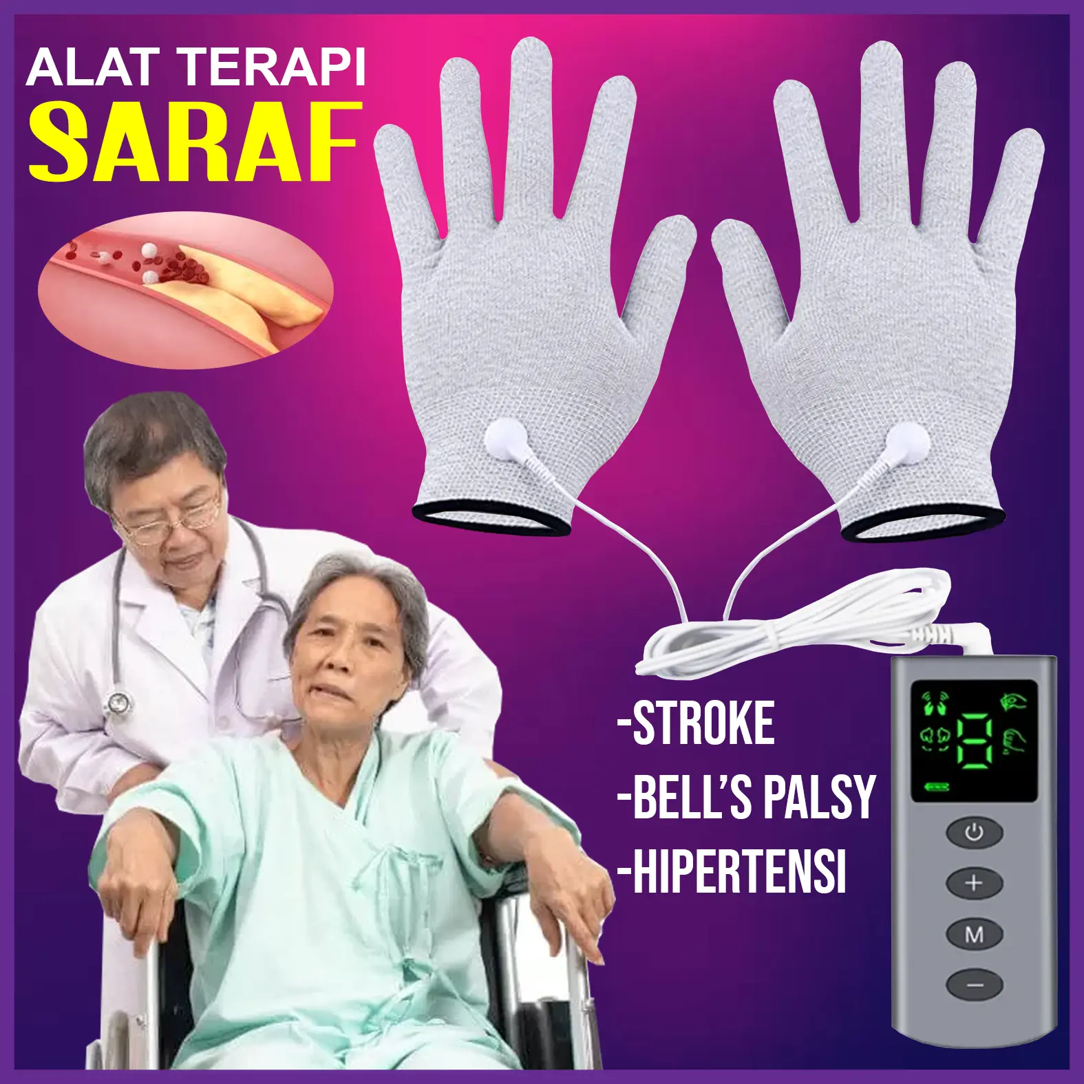 Bio Elektrik Terapi | Stroke | Bell's Palsy | Hipertensi | Terapi Saraf dan Otot