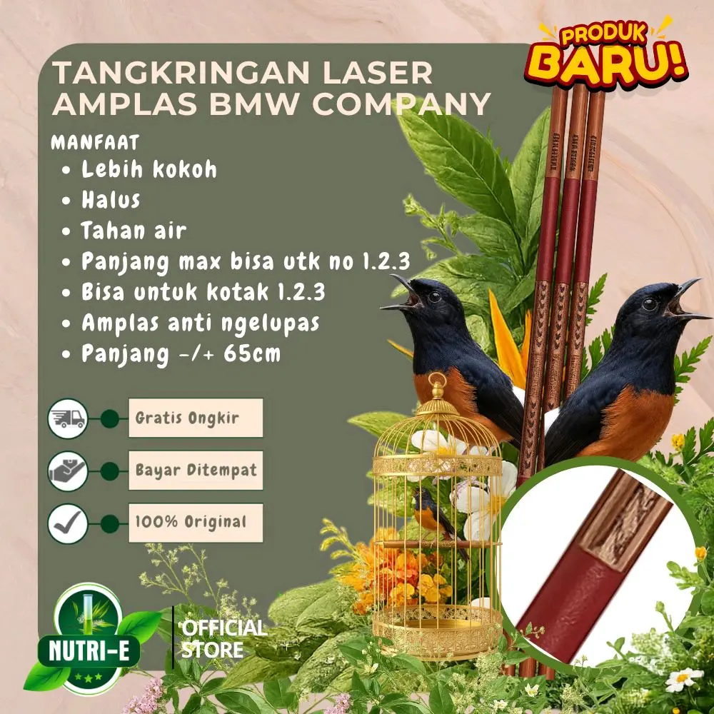 New Tangkringan Laser Amplas Motif 65cm Anti Meleset