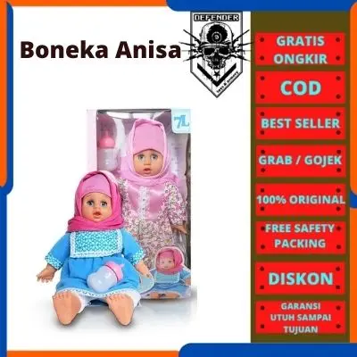 Boneka anisa cute baby Hijab Bisa Bicara dan Nyanyi