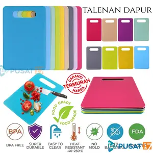 PUSAT17 TALENAN PLASTIK 29 X 19 CM TEBAL 1,5 MILI / TALENAN DAPUR TIPIS / CUTTING BOARD / ALAT DAPUR