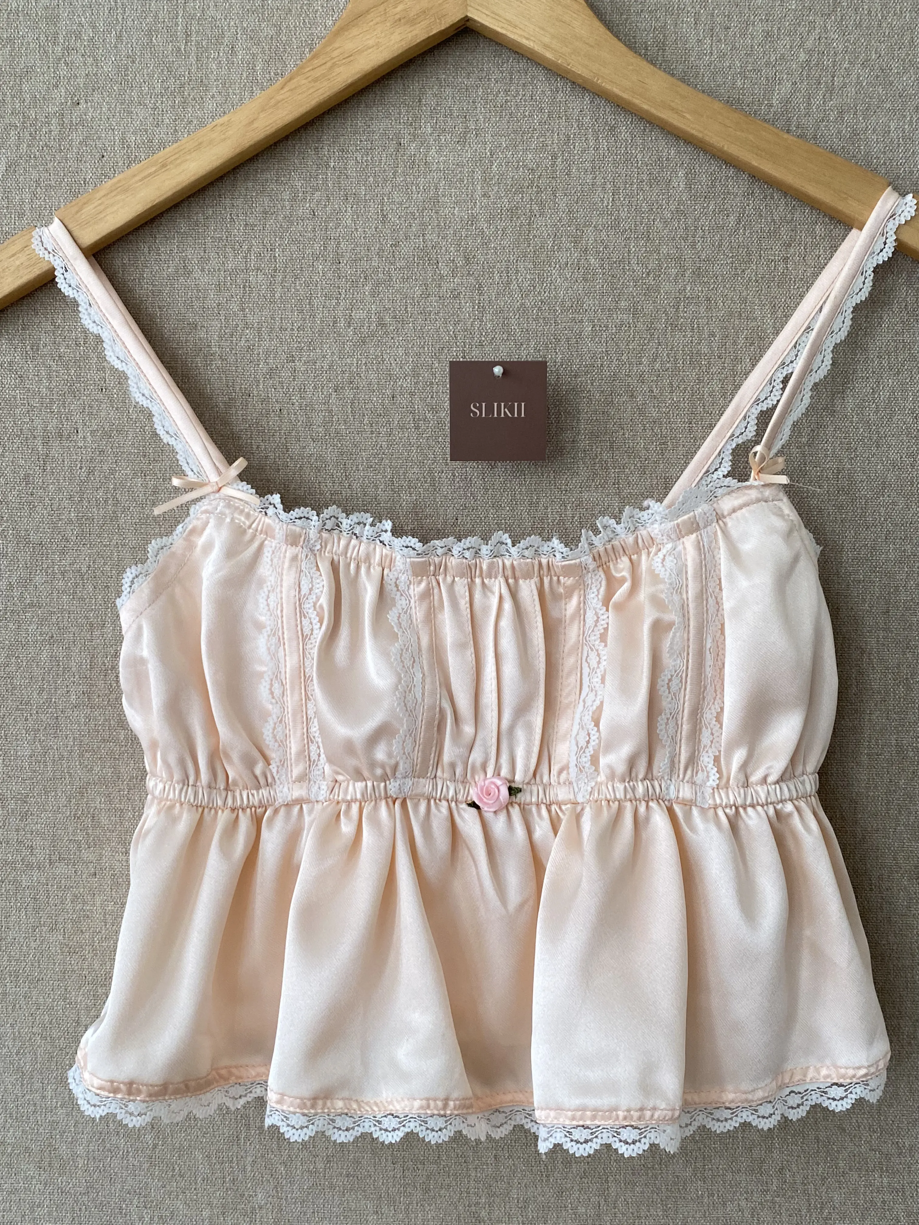 Miki Top - [Có big size] Áo babydoll phối ren và hoa cổ điển vintage | BigBuy360 - bigbuy360.vn