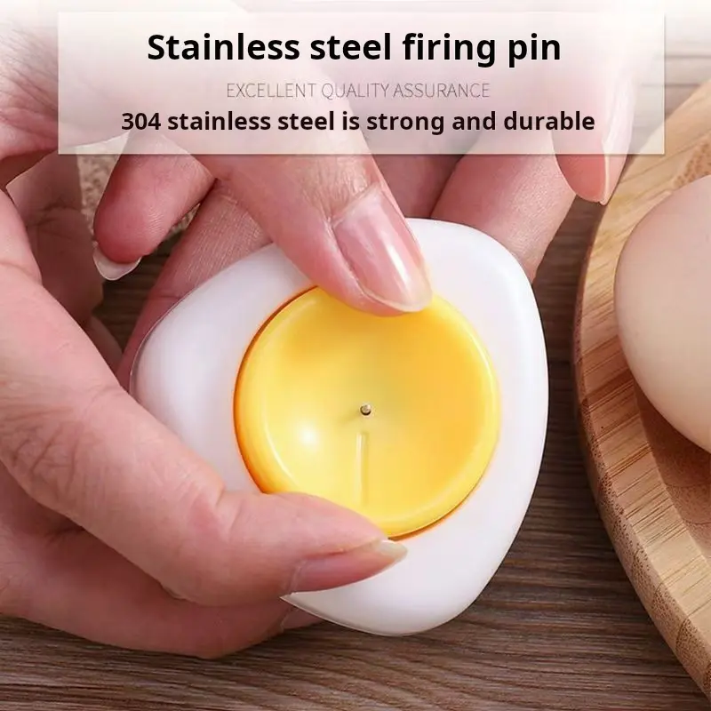 Máy Đục Lỗ Trứng, Máy Khoan Trứng, Kim Nhặt Trứng, Dụng Cụ Chống Bỏng, Thích Hợp Để Luộc Trứng, Kim Hấp Trứng, Kim Nhặt Trứng 4