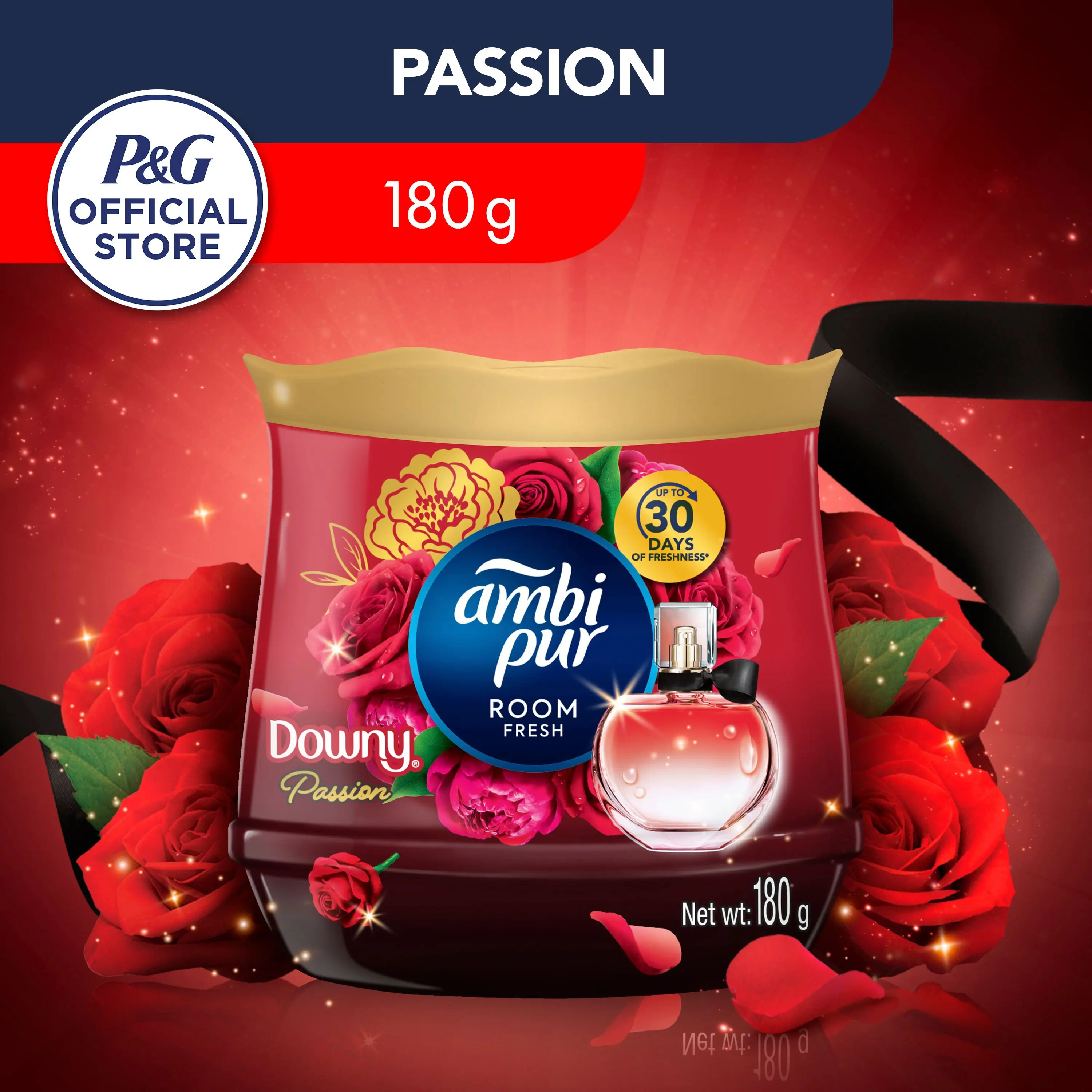 Ambi Pur 180g Downy Passion Premium Parfum Gel Pewangi Bilik 