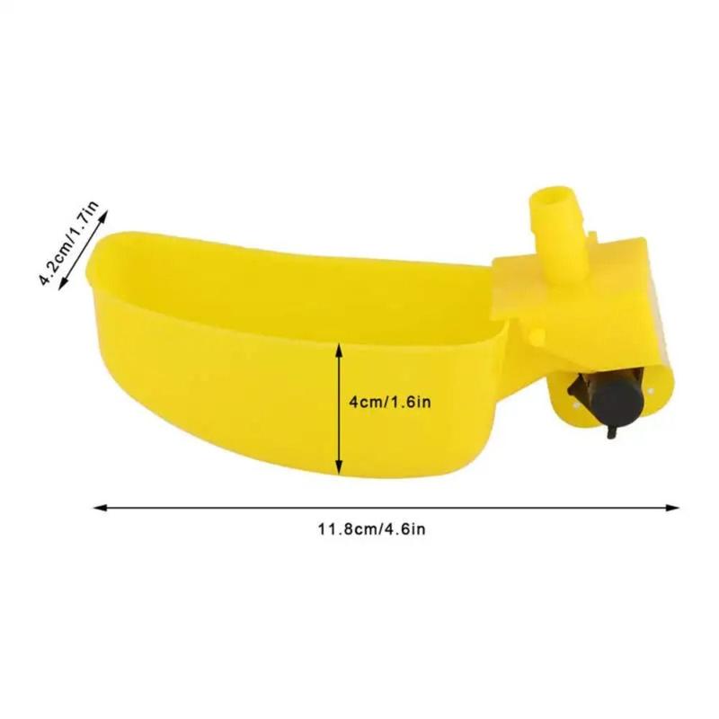 12Pcs Cage Accessories Automatic Quail Drinking Bowl Plastic Suspension Bird Waterer Feeder Practical Convenient Drinking Cup Bowl Duck 2