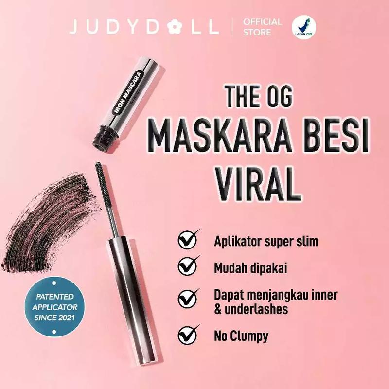 【ready stock】Judydoll Iron Mascara Besi O.G - Maskara Besi Waterproof ...