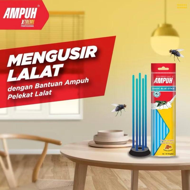 STIK LALAT 10 pc + dudukan stik  - pembasmi serangga 4