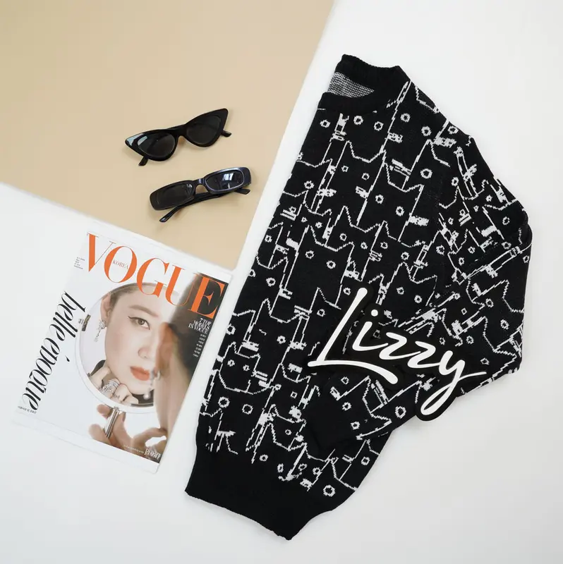 Sweater Cat Monochrome PREMIUM BY LIZZY 1