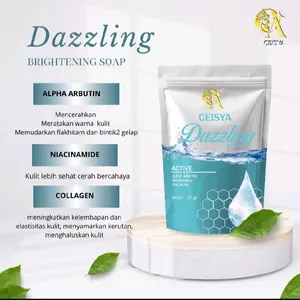 Ceisya Dazzling Soap Sabun Mencerahkan Kulit Menyamarkan Hitam dan Hipermentasi isi satu Sudah BPOM