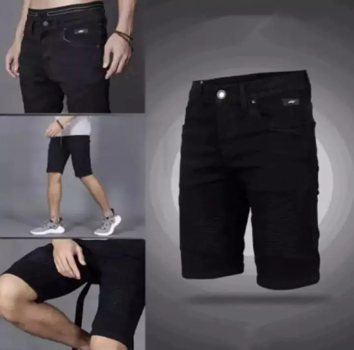 CELANA JEANS PENDEK PRIA LAKI LAKI COWO COWOK CELANA JEANS DENIM CELANA MURAH NON STRAIGHT  DEWASA