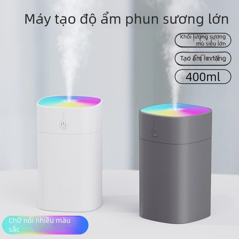 Máy Tạo Độ Ẩm Mini 400ml va 220ml Phun Sương Lớn - Đèn LED Huyền Ảo Nhiều Màu,…