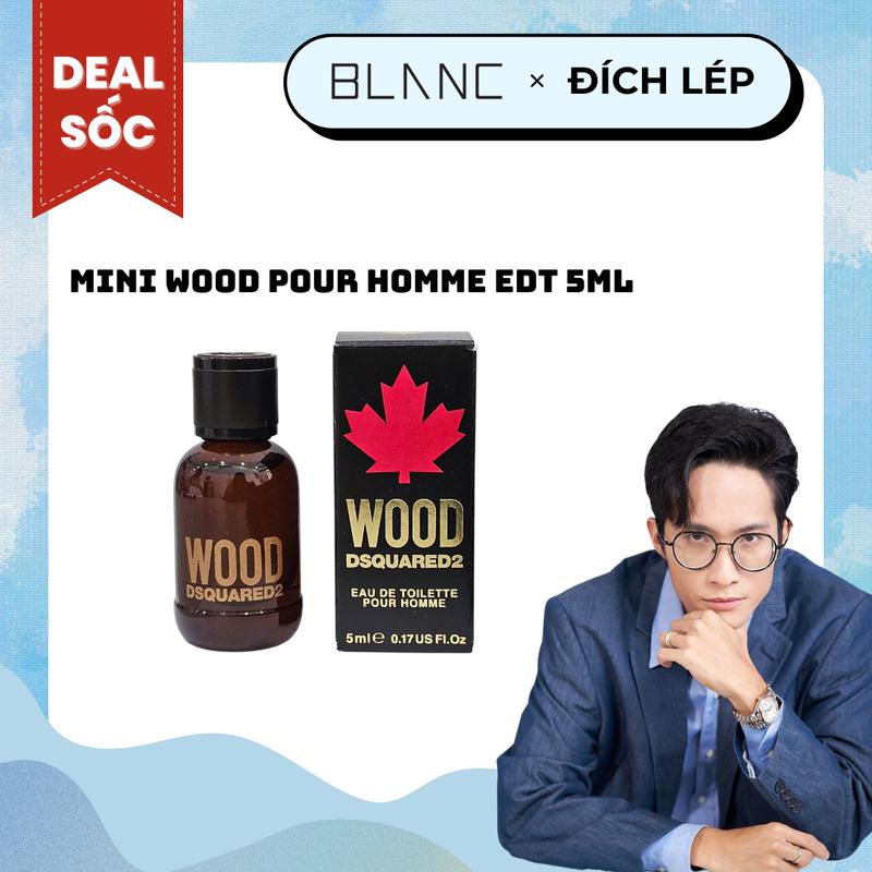   ĐỘC QUYỀN KOC LÉP KID  Nước Hoa Dạng Chấm Mini 5ml Dsquared2 Wood EDT Pour Homme Perfume Cosmetic 