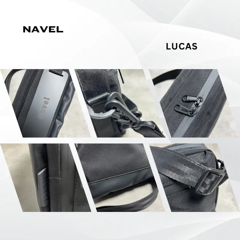 NAVEL - Tas Selempang Handbag Lucas Waterproof Anti Bara Exclusive Clutch Tas Tangan Slingbag 2