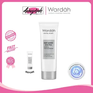 Wardah Crystal Secret NMF Amino + AHA PHA Clarifying Foaming Cleanser 100 mL
