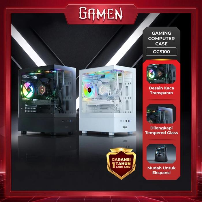 Pc Computer Disc Promo GAMEN GCS100 Transparant Gaming Pc Computer Case Tempered Glass ...