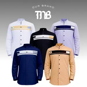 TNB - Baju Koko Pria - Atasan - Lengan Panjang - Model Terbaru 2026 - Motif Yordan - Bahan Katun Impor Vito Signature - Gratis Ongkir