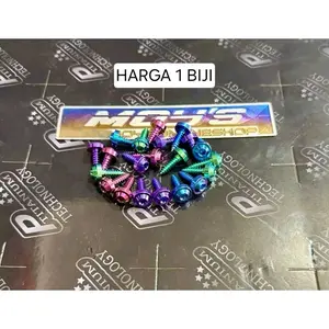(HARGA 1 BIJI) Baut body Yamaha titanium gr5 vietnam harga 1 biji