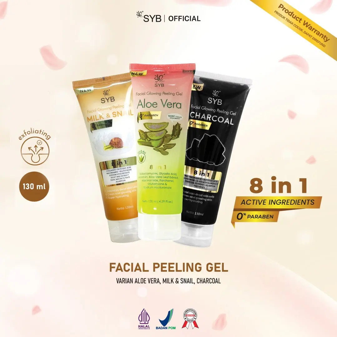 SYB Facial Glowing Peeling Gel [Perontok Daki Wajah]