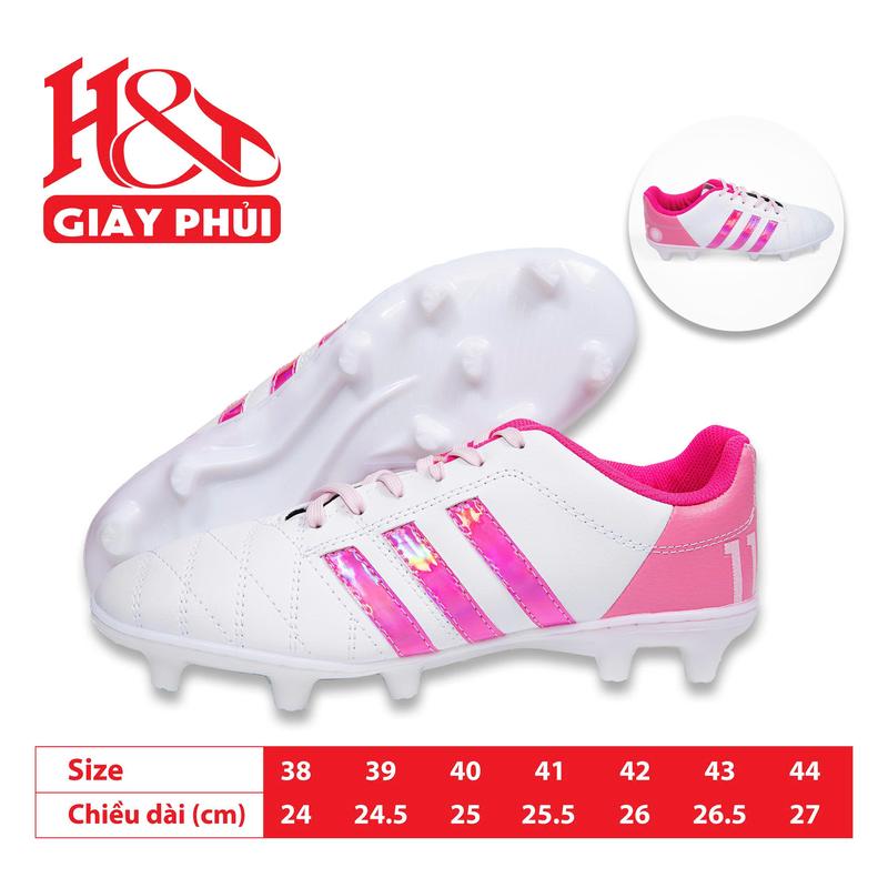 Giày Bóng Đá 3 Sọc IJOMI 11Pro Đinh FG Sân Cỏ Tự Nhiên Có Đệm Gót Khâu Full Đế Size 38 - 44 Tặng Tất